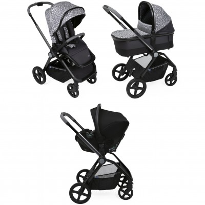 Chicco Trio Mysa Standard Glam Dew Re_Lux con Kory Essential i-Size + Cushy Hug Posturale