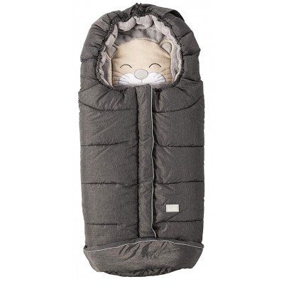Sacco per Passeggino Nuvita Junior Cuccioli Melange Black Gray Cat 