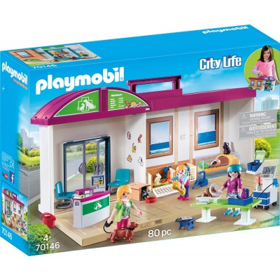 Clinica Veterinaria Portatile Playmobil City Life
