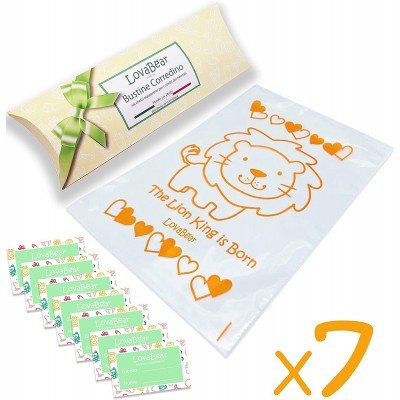 Bustine Corredino Ospedale Lovabear Leone Arancio 7 pz.