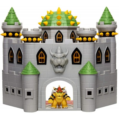 Set Personaggi Nintendo Castello di Bowser 16 pz