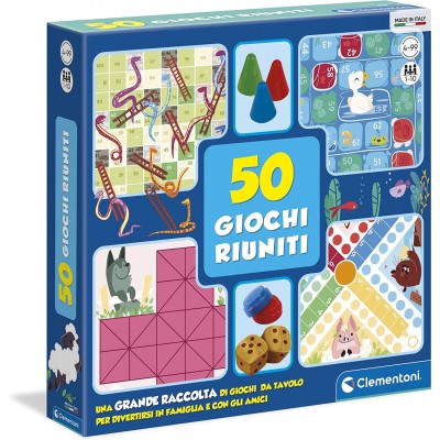 Gioco da Tavolo Clementoni 50 Giochi Riuniti
