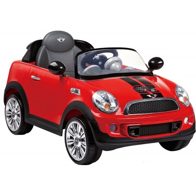 Auto Elettrica Rollplay Mini Cooper S Roadster 6V Rosso
