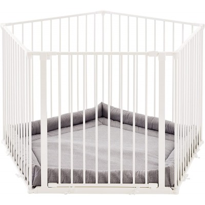 Recinzione BabyDan Park a Kid 5 Materasso Incluso Bianco