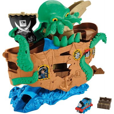 Nave dei Pirati Fisher Price Trenino Thomas Sea Monster