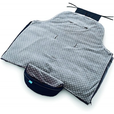 Sacco per Passeggino Nuvita Caldobimbo 3 Stagioni Blue Grey Pois