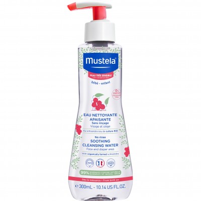  Fluido Detergente senza Risciacquo Mustela Pelli Sensibili 300ml