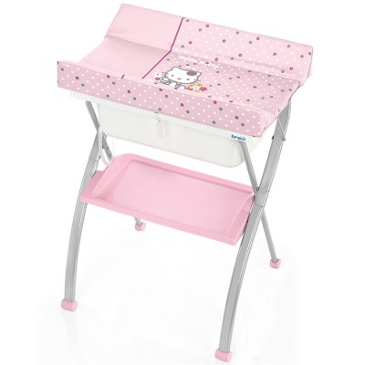 Bagnetto Fasciatoio Brevi Lindo Hello Kitty Rosa