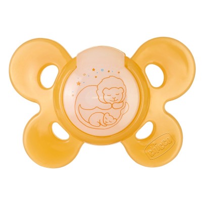 Succhietto Chicco Physio Comfort Silicone Arancione 12m+ Luminescente