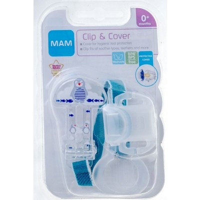 Clip Portaciuccio MAM - Ferma Ciuccio Per Vestiti Neonato - Foto 2