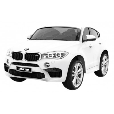 Auto Elettrica Biker Toys BMW X6 Bianco con Telecomando