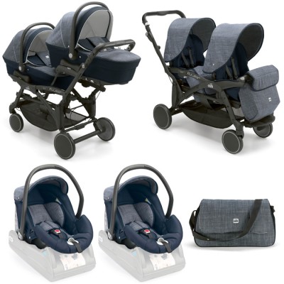 Trio Gemellare Cam Twin Pulsar Blu 186