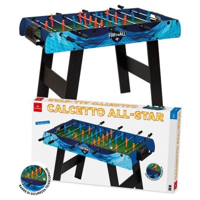 CALCIO BALILLA DAL NEGRO CALCETTO PER BAMBINI E ADULTI ALL STAR CON PALLINE E STECCHE IN OFFERTA