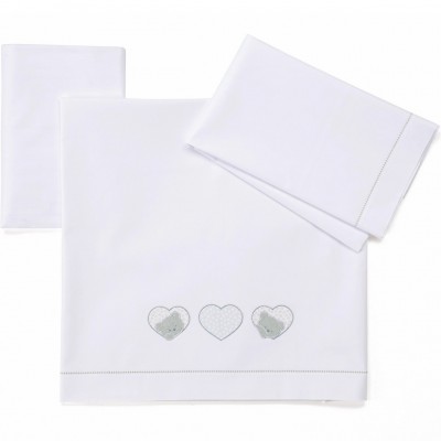 Lenzuoline per Lettino Foppapedretti Lovely 3 Pz.