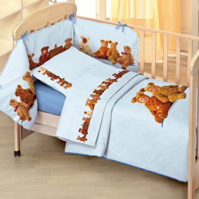 Anne Geddes Set Trapunta + Paracolpi New Teddy Bears