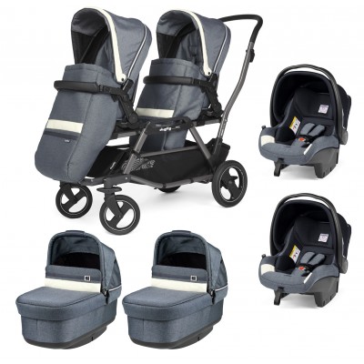Trio Gemellare Peg Perego Duette Piroet Luxe Mirage