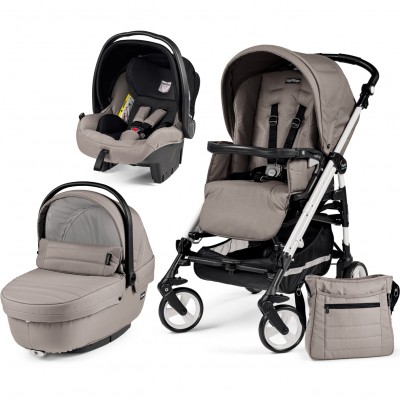TRIO PEG PEREGO SWITCH EASY DRIVE XL SPORTIVO BEIGE IN OFFERTA