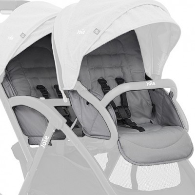 Sedute per Passeggino Gemellare Joie Evalite Duo Grey Flannel