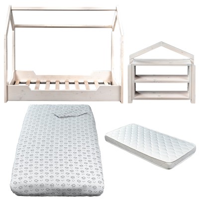 kit picci montessori liberty grigio in