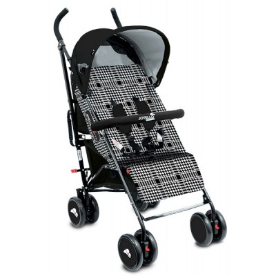 Passeggino Joyello Musino Tartan Pied De Poule Nero