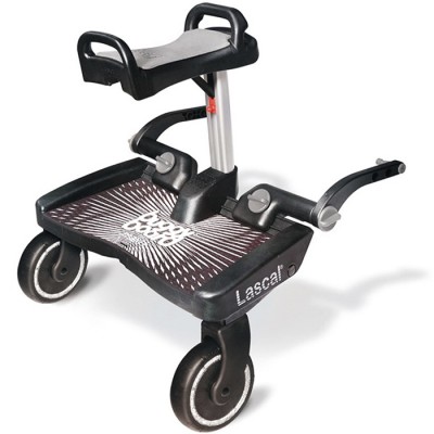 PEDANA LASCAL BUGGYBOARD MAXI NERA UNIVERSALE PER PASSEGGINO CON SEDILE  GRIGIO IN OFFERTA