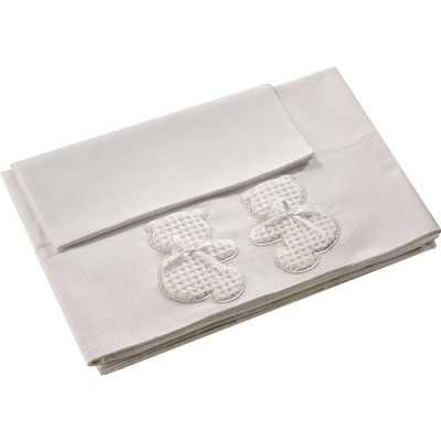 Lenzuoline per Lettino Baby Expert Dieci Lune Bianco
