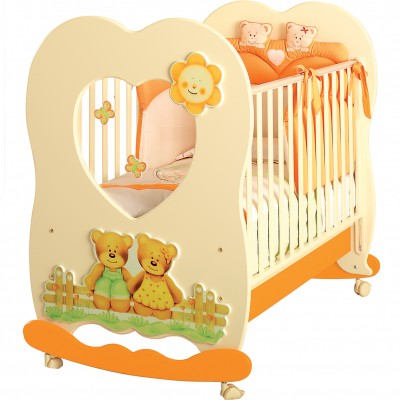 Lettino Baby Expert Cuore Panna