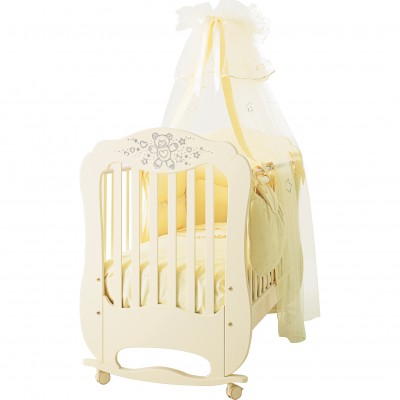 Lettino Baby Expert Diamante Panna