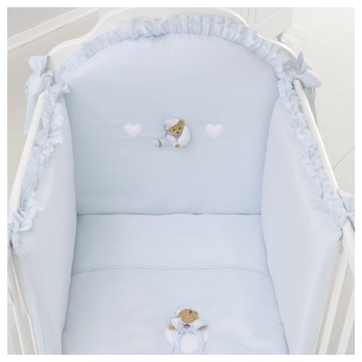 Completo Piumone Sfilabile Nanan Puccio Nanna 4pz Azzurro