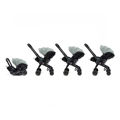 Seggiolino Auto Passeggino Doona I 2 In 1 i-Size R129 Gruppo 0+ Forest Grey