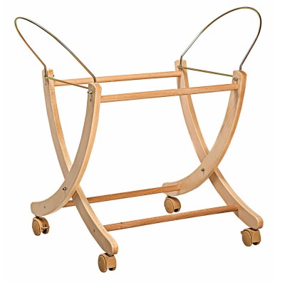 Supporto in Legno Picci per Cesta In Palma Naturale