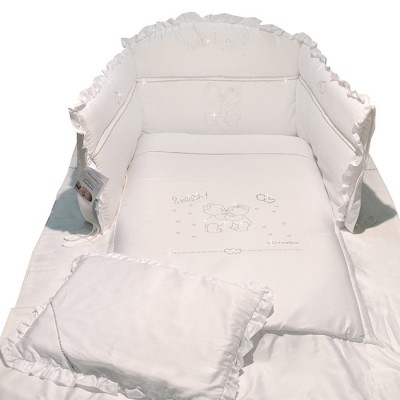 Completo Piumone Billo e Pallina 3 Pezzi Sfilabile Smack Bianco