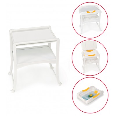 Relax 3 in 1 Azzurra Design Bagnetto Fasciatoio Carrello