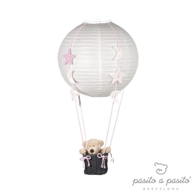 Lampadario Pasito a Pasito Mongolfiera Globo Orso
