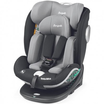 PEG PEREGO BURIGOTTO SEGGIOLINO AUTO BOAVISTA ROTAZIONE 360° ISOFIX I-SIZE  40-150 CM GREY DA 0 A 36 KG IN OFFERTA