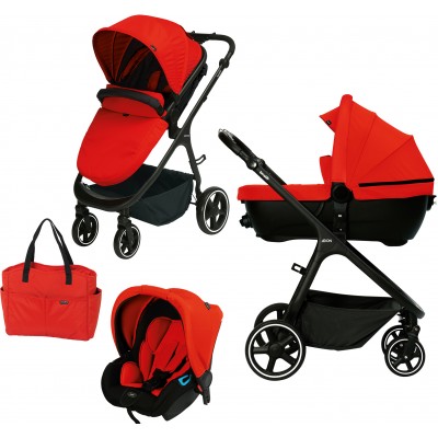 Trio Brevi Adon con Navicella Omologata Rosso Sport 233