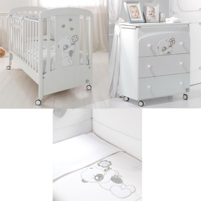 Set Baby Expert Gastone Bianco Silver