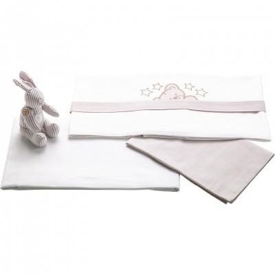 Set Lenzuola Lettino Pali 3pz Georgia