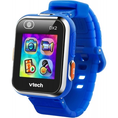 VTech Kidizoom Smartwatch DX2 Blu, Orologio Interattivo per Bambini con Doppia Fotocamera