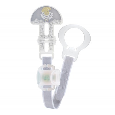 Portasucchietto Mam Clip & Cover Pecora Grigio con Custodia