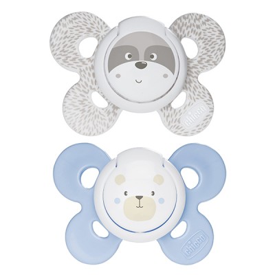 Succhietto Chicco Physio Comfort Silicone 2pz Beige Celeste 0-6m