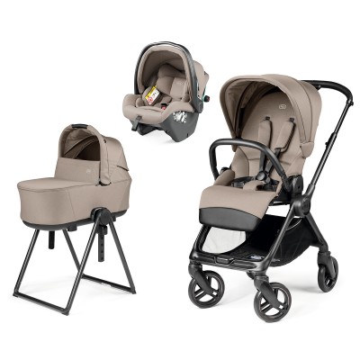 PEG PEREGO &ndash; Trio Switch Desert con Navicella Flex e Seggiolino Auto Primo Viaggio Slk i-Size R129