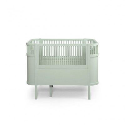 The Sebra Bed Baby & Jr. &ndash; culla trasformabile in letto junior Mist Green