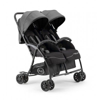 Passeggino Gemellare Pali Tre.9x2 Cool Grey