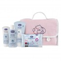 Set Beauty Piquet Chicco Baby Moments con Maniglia Rosa