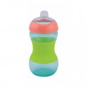 Nuby Mini Borraccia Easy Grip con Beccuccio in Silicone 180ml - dai 4 mesi in sù