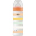 Chicco Biberon Benessere 250ml Flusso Medio 2m+ Caucciù Azzurro