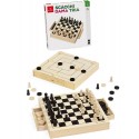 Gioco da Tavolo Dal Negro Scacchi-Dama Tria