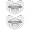Gommotto Chicco PhysioForma Crystal Silicone 16-36m 2Pz