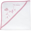 Accappatoio Chicco Quadrato In Piquet Tenero Lumaca 0m+ Rosa